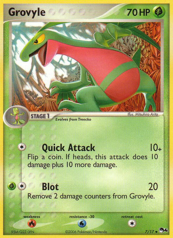 Grovyle - POP Series 4 - #7 - Pokemon TCG card