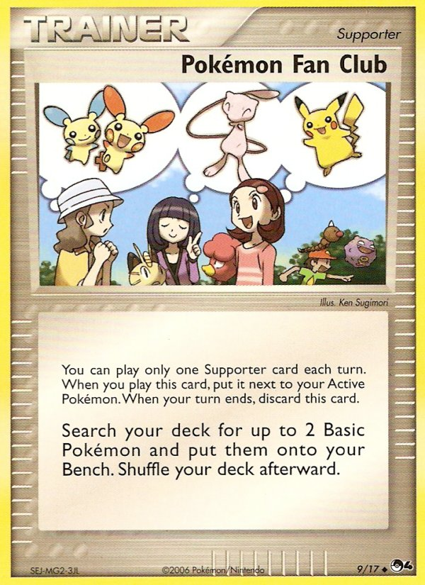 Pokémon Fan Club - POP Series 4 - #9 - Pokemon TCG card