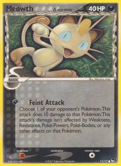 Meowth δ - POP Series 5 - #11 - Pokemon TCG card