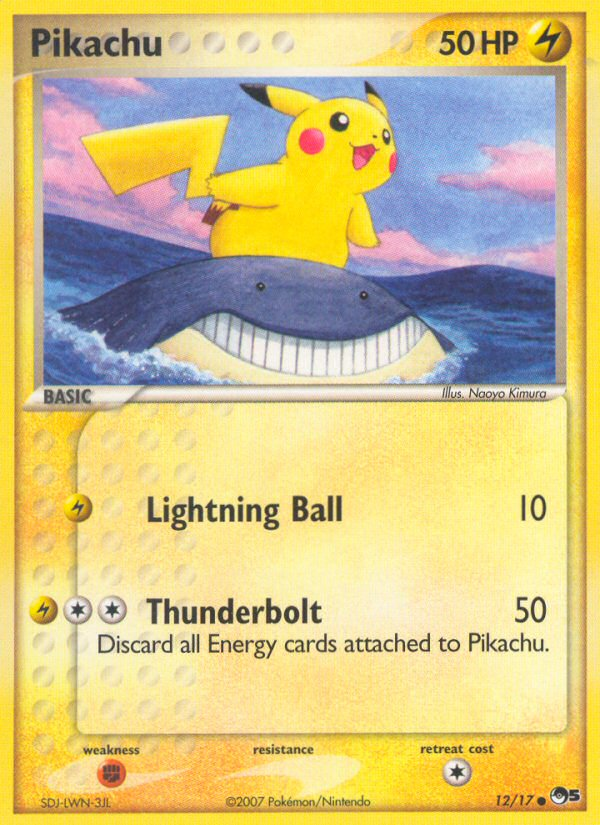 Pikachu - POP Series 5 - #12 - Pokemon TCG card