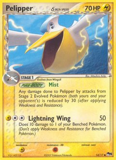 Pelipper δ #14 Pelipper δ - POP Series 5 - #14 - Pokemon TCG card