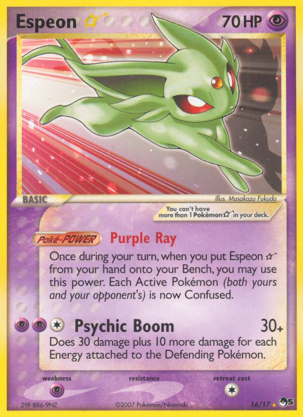 Espeon ★ - POP Series 5 - #16 - Pokemon TCG card