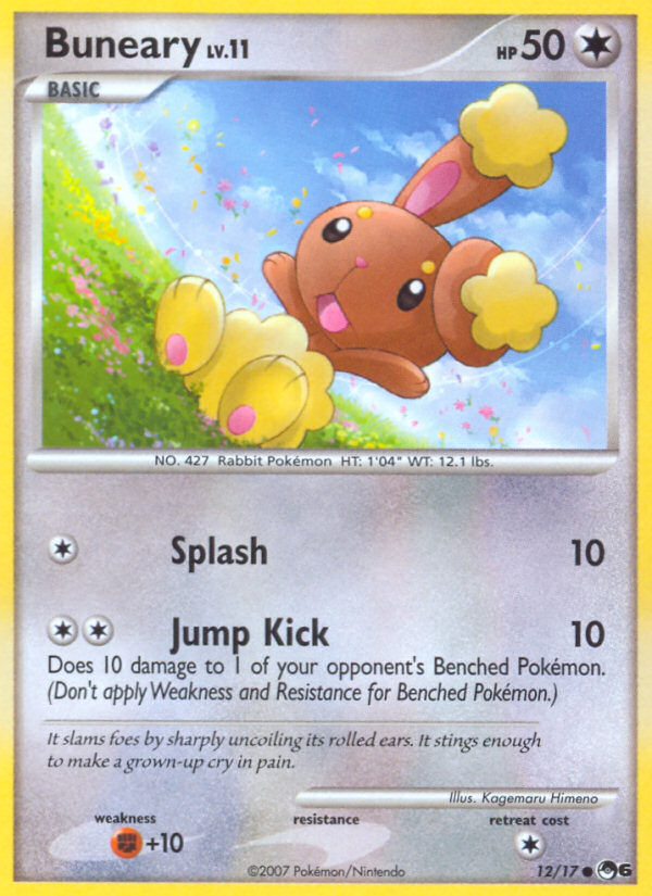 Buneary - POP Series 6 - #12 - Pokemon TCG card