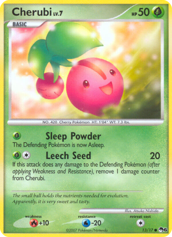 Cherubi - POP Series 6 - #13 - Pokemon TCG card