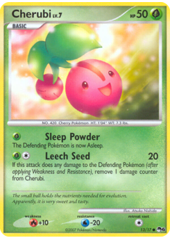 Cherubi - POP Series 6 - #13 - Pokemon TCG card