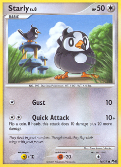 Starly - POP Series 6 - #16 - Pokemon TCG card