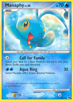 Manaphy - POP Series 6 - #3 - Pokemon TCG card