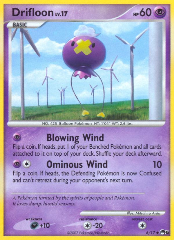 Drifloon - POP Series 6 - #6 - Pokemon TCG card