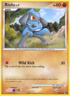 Riolu #8 Riolu - POP Series 6 - #8 - Pokemon TCG card