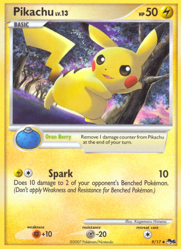 Pikachu - POP Series 6 - #9 - Pokemon TCG card