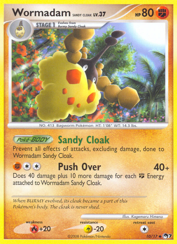 Wormadam Sandy Cloak - POP Series 7 - #10 - Pokemon TCG card
