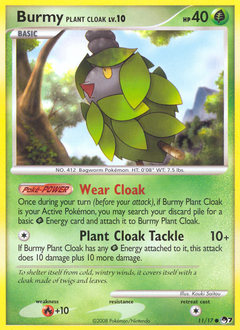Burmy Plant Cloak - POP Series 7 - #11 - Pokemon TCG card