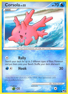 Corsola - POP Series 7 - #13 - Pokemon TCG card