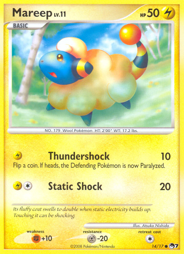 Mareep - POP Series 7 - #14 - Pokemon TCG card
