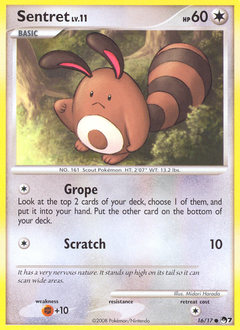 Sentret - POP Series 7 - #16 - Pokemon TCG card