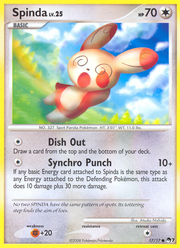 Spinda - POP Series 7 - #17 - Pokemon TCG card