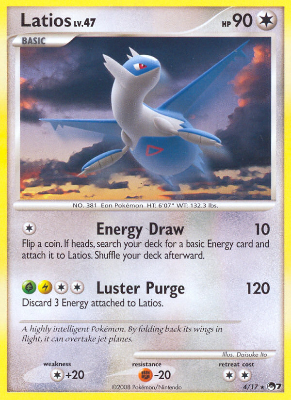 Latios - POP Series 7 - #4 - Pokemon TCG card