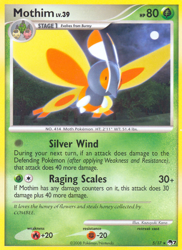 Mothim - POP Series 7 - #5 - Pokemon TCG card