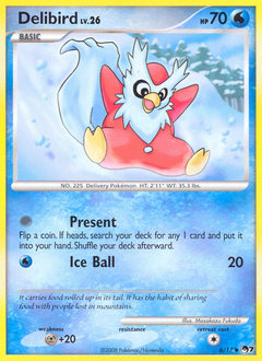 Delibird #6 Delibird - POP Series 7 - #6 - Pokemon TCG card
