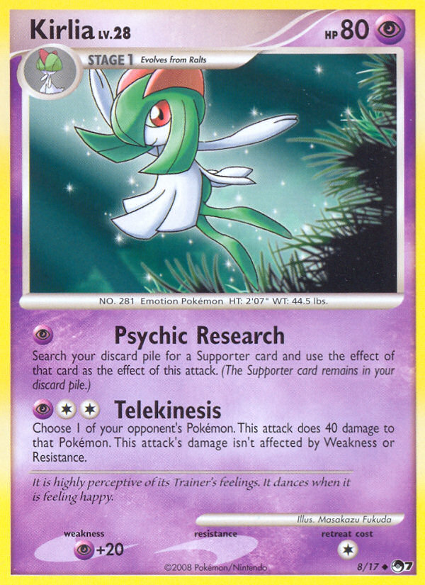 Kirlia - POP Series 7 - #8 - Pokemon TCG card
