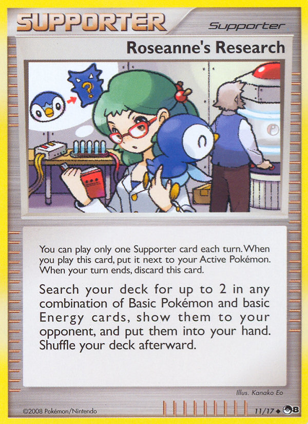 Roseanne's Research - POP Series 8 - #11 - Pokemon TCG card