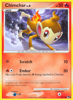 Chimchar - POP Series 8 - #12 - Pokemon TCG card