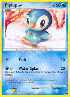 Piplup #15 Piplup - POP Series 8 - #15 - Pokemon TCG card