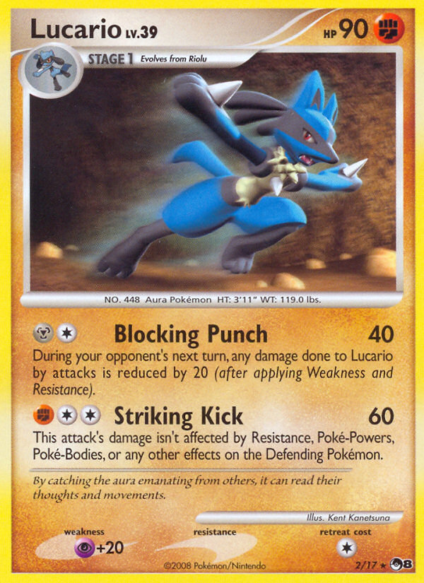 Lucario - POP Series 8 - #2 - Pokemon TCG card