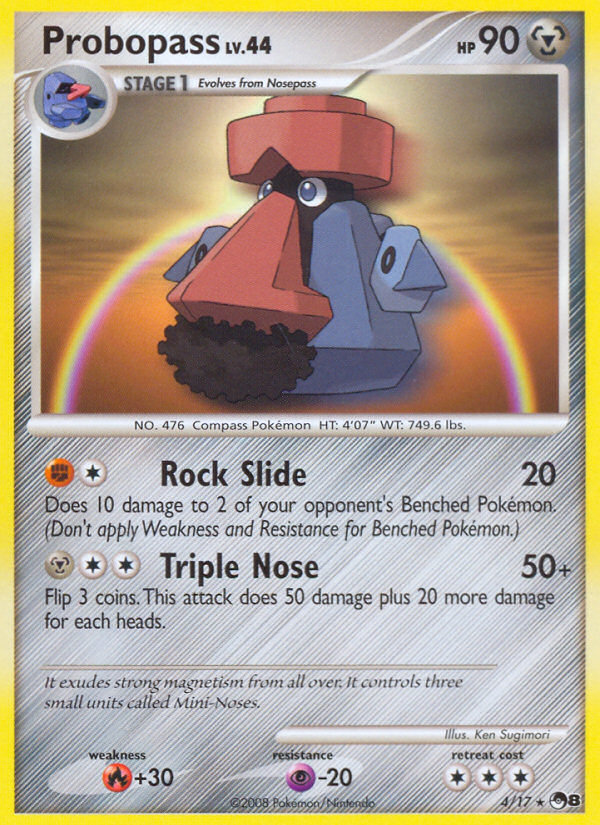 Probopass - POP Series 8 - #4 - Pokemon TCG card