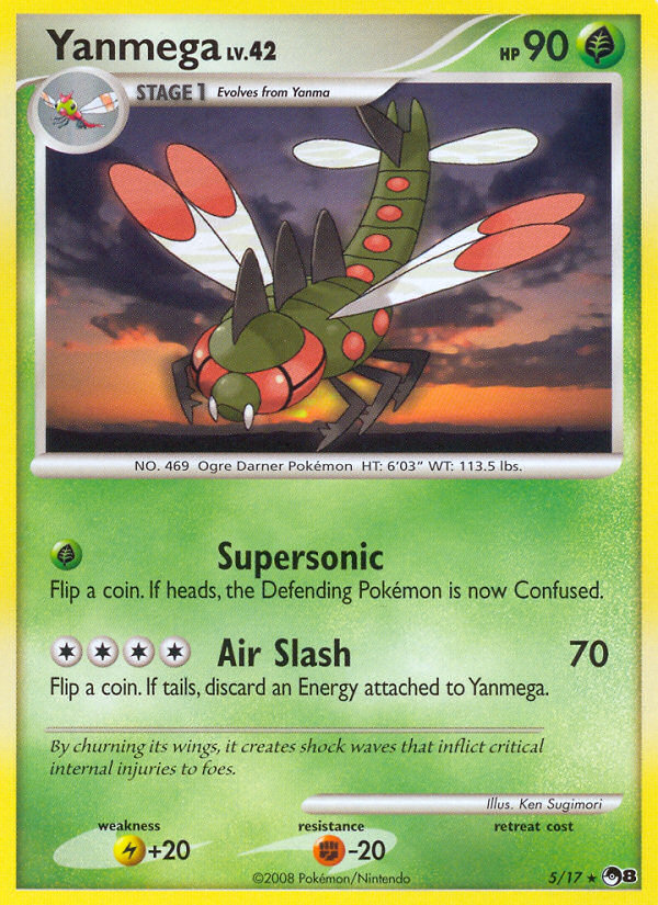 Yanmega - POP Series 8 - #5 - Pokemon TCG card