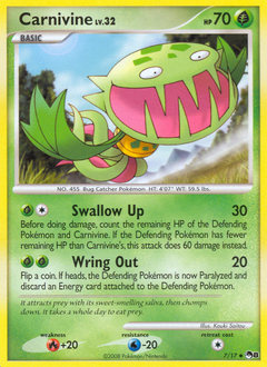 Carnivine - POP Series 8 - #7 - Pokemon TCG card