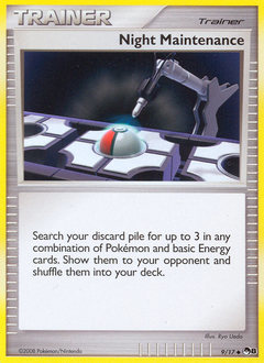 Night Maintenance - POP Series 8 - #9 - Pokemon TCG card