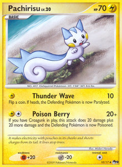 Pachirisu #10 Pachirisu - POP Series 9 - #10 - Pokemon TCG card