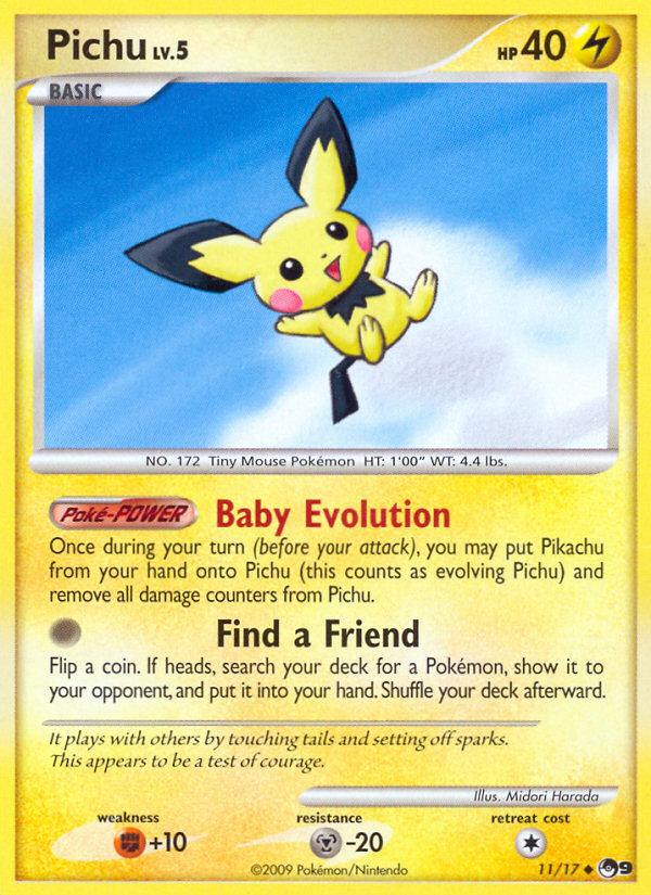 Pichu - POP Series 9 - #11 - Pokemon TCG card