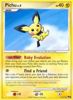 Pichu #11 Pichu - POP Series 9 - #11 - Pokemon TCG card