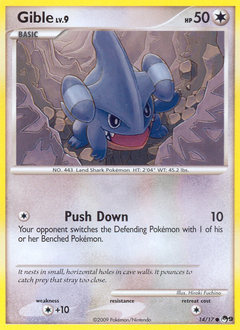 Gible - POP Series 9 - #14 - Pokemon TCG card