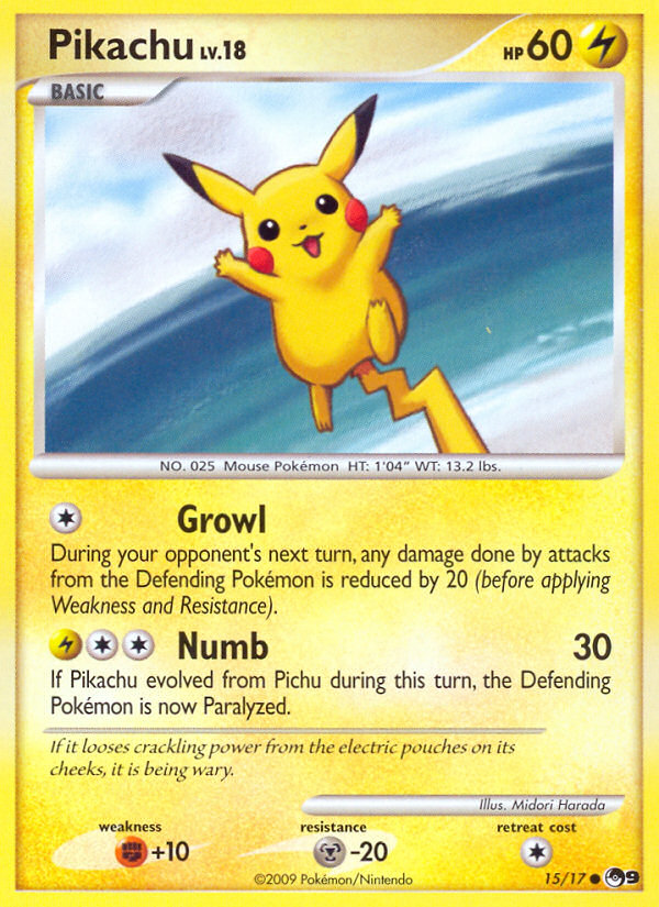 Pikachu - POP Series 9 - #15 - Pokemon TCG card