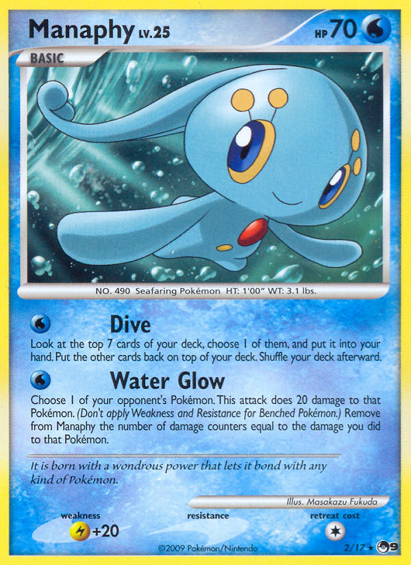Manaphy - POP Series 9 - #2 - Pokemon TCG card
