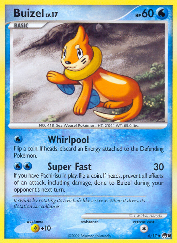 Buizel - POP Series 9 - #6 - Pokemon TCG card