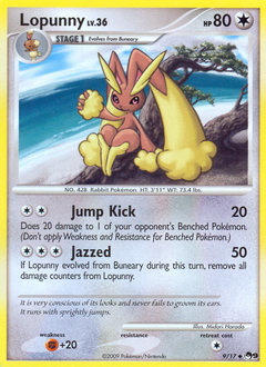 Lopunny - POP Series 9 - #9 - Pokemon TCG card
