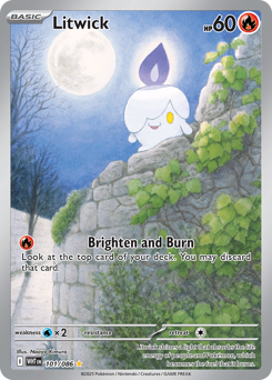 Litwick #101 Litwick - White Flare - #101 - Pokemon TCG card