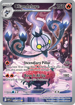 Chandelure - White Flare - #103 - Pokemon TCG card