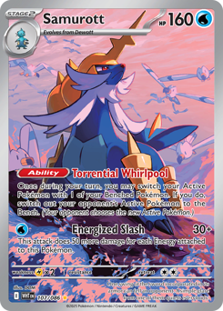 Samurott #107 Samurott - White Flare - #107 - Pokemon TCG card