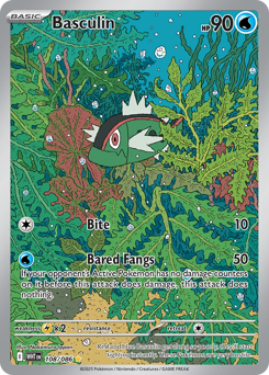 Basculin #108 Basculin - White Flare - #108 - Pokemon TCG card
