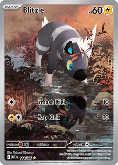 Blitzle #114 Blitzle - White Flare - #114 - Pokemon TCG card