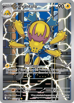Galvantula #117 Galvantula - White Flare - #117 - Pokemon TCG card