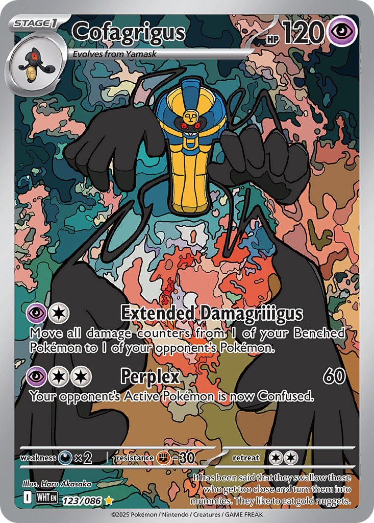 Cofagrigus - White Flare - #123 - Pokemon TCG card