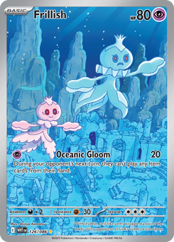 Frillish #126 Frillish - White Flare - #126 - Pokemon TCG card
