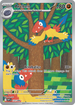 Archen #131 Archen - White Flare - #131 - Pokemon TCG card