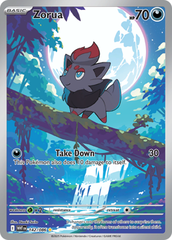 Zorua #142 Zorua - White Flare - #142 - Pokemon TCG card